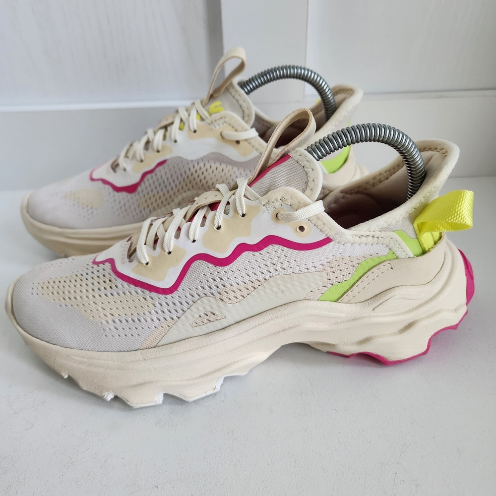 Sorel Kinetic Breakthru Day Lace Chalk Fuchsia Fizz Sneakers Womens 8 - Sold Out